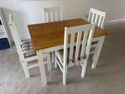 Photo of free Table and four chairs (HD1, Huddersfield) #2