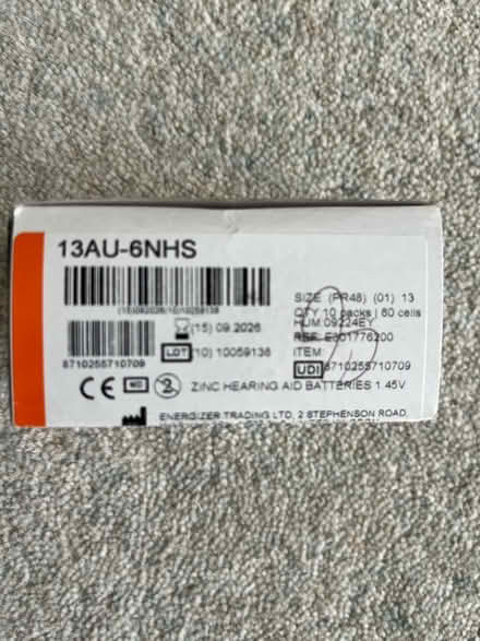 Photo of free Hearing Aid Batteries (Bracknell RG12) #2
