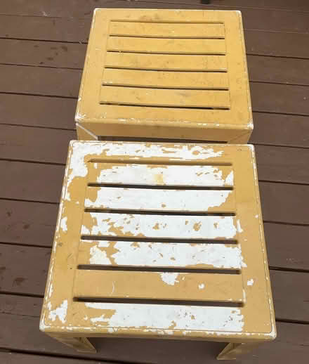 Photo of free Patio side tables (Hunt Club) #1