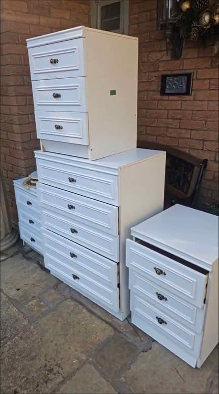 Photo of free Bed sides and chest of drawers (B74) #1