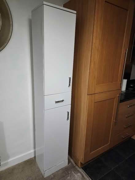 Photo of free Tallboy Bathroom Storage Cabinet (North Dunstable) #1