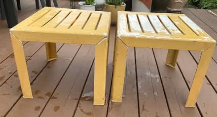 Photo of free Patio side tables (Hunt Club) #2