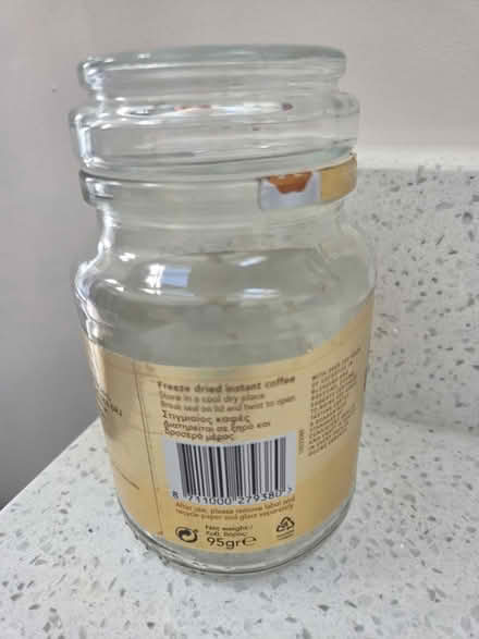 Photo of free Airtight glass coffee jar (Frimley) #2