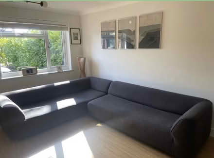 Photo of free 2 piece grey corner sofa (Colchester CO2) #1