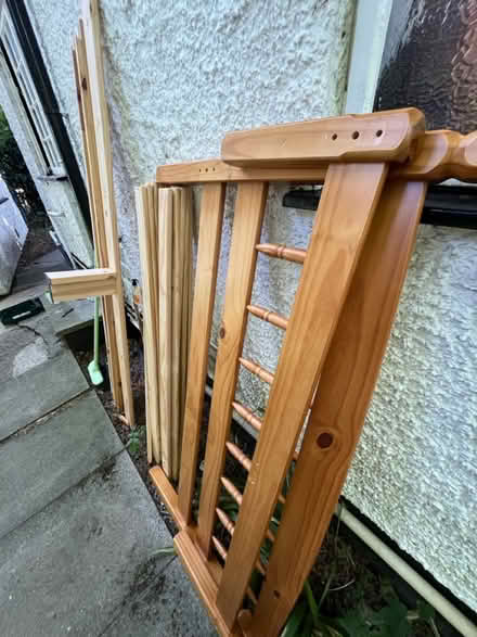 Photo of free Pine double bed frame (SG6) #2