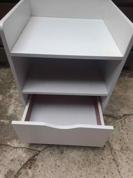Photo of free White bedside table (Firth park S5) #2