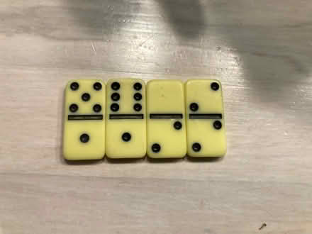 Photo of free 4 dominoes from vintage games set (leslieville/little india) #1