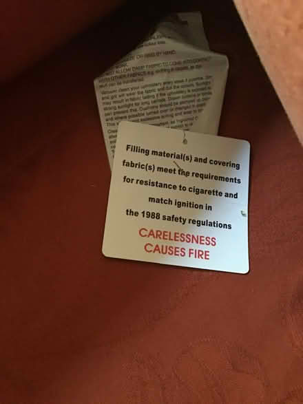 Photo of free 3/4 seater sofa and arm chair (Tolworth KT5) #4