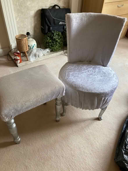 Photo of free Stool and chair (Wilford) #1