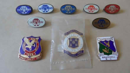 Photo of free Lawn Bowls Pin Badges - F.D.F and Local (Church RG2) #1