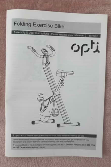 Photo of free Folding Exercise bike (N16) #1