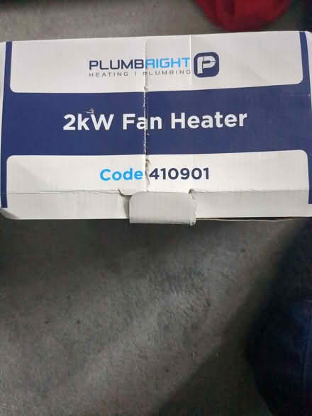 Photo of free Fan Heater in Box. (Shepherds Bush W12) #2