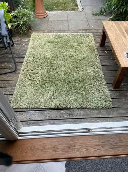 Photo of free Pale green rug (Leigh on sea SS9) #2
