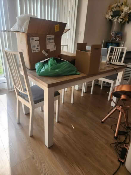 Photo of free Large 6 Seater Dining Table ONLY (L23 6XS) #1