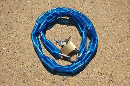 Photo of free Key Operated padlock and chain (CT2) #1