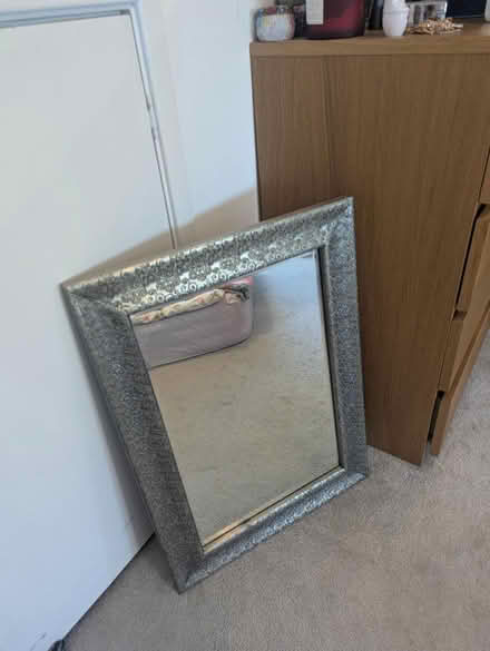 Photo of free Large silver mirror (Tonbridge TN10) #1
