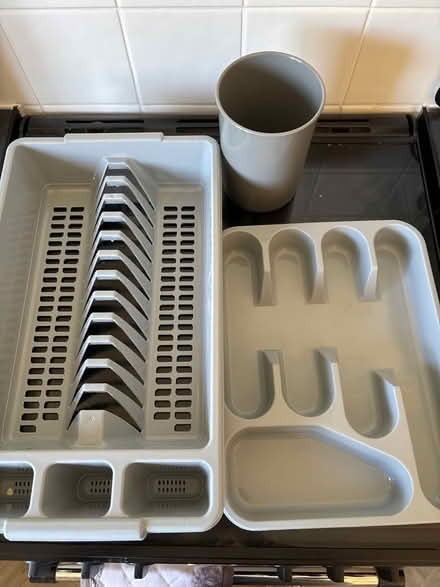 Photo of free Dish rack, cutlery tray and holder (Ashfield CA14) #1