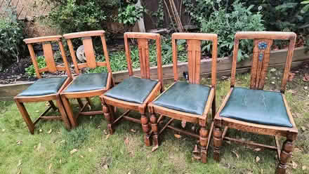 Photo of free 1930s extending dining table and chairs (Catford South SE6) #2