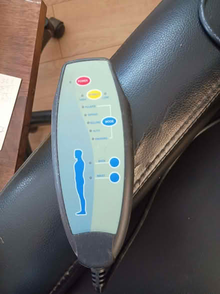 Photo of free Two black recliner chairs with working massage function (Billing Road East area) #2