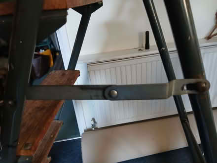 Photo of free metal and wood step ladder (Palmer Park RG1) #2