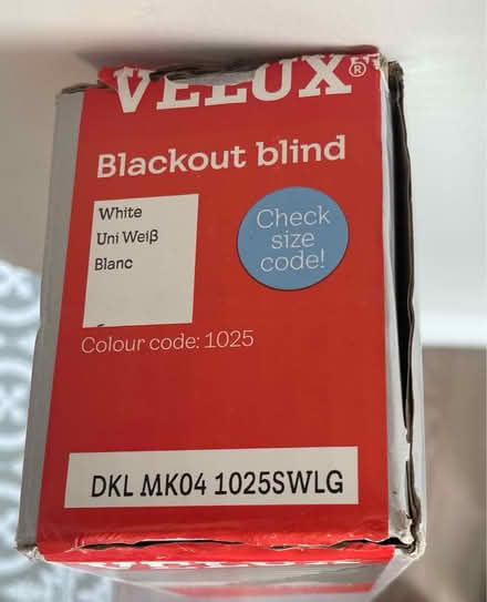 Photo of free Velux blind DKL MK 04 - new (Windsor SL4) #2