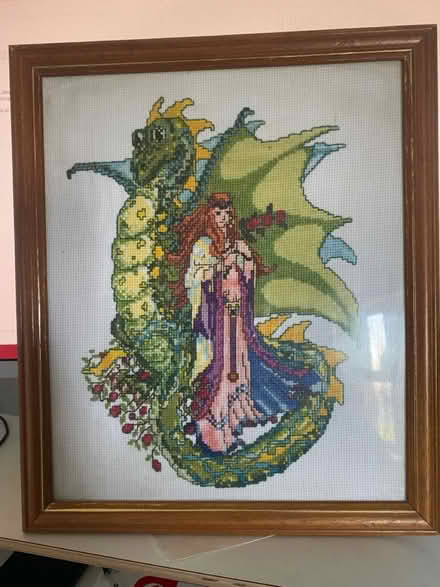Photo of free Cross stitch picture in frame (Great Bourton, OX17) #1