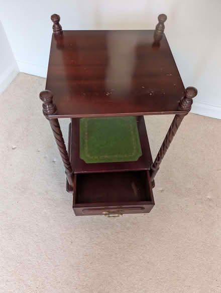 Photo of free Two tier table with drawer (Harlaxton NG32) #3