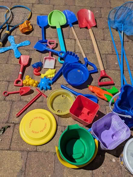 Photo of free Kids' Beach stuff buckets spades etc (Cranbourne RG21) #2