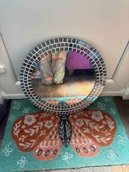 Photo of free Round mosaic mirror (Broomfield CM1) #1