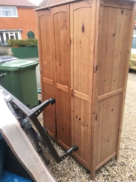 Photo of free Pine wardrobe (wallingford) #1