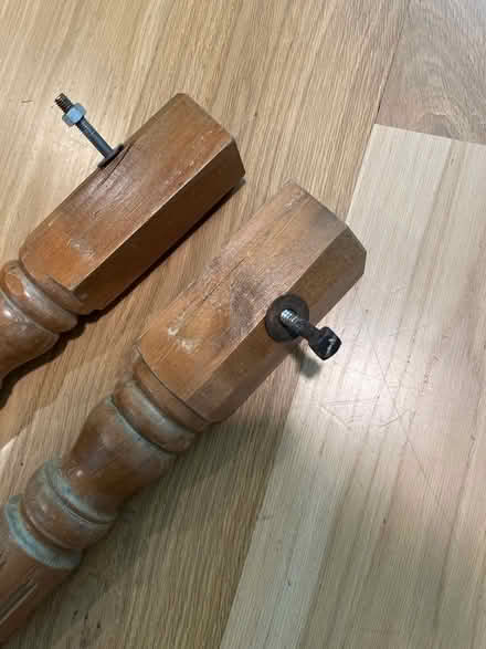 Photo of free 2 vintage Wooden table legs (Cambrian near 85/Camden) #2