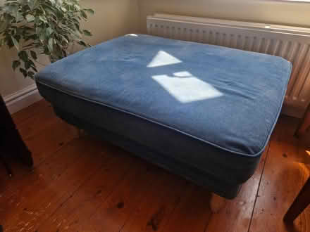 Photo of free Ikea blue footstool (Alexandra Park M16) #1