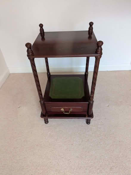 Photo of free Two tier table with drawer (Harlaxton NG32) #2