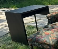 Photo of free Brown wood small ikea desk (Washington DC) #2