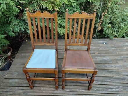 Photo of free Pair or Edwardian chairs (Farnham Common, SL2) #1