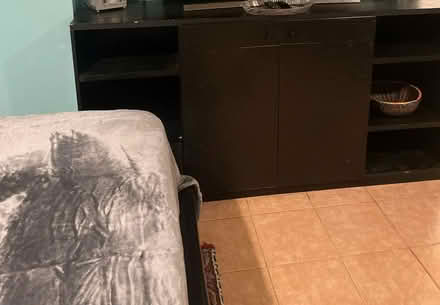 Photo of free Black wood cabinet or buffet (Washington DC) #3