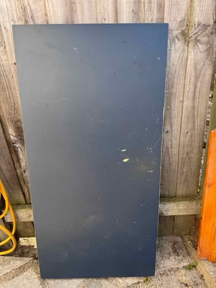 Photo of free IKEA Linnmon table top and 2 legs (Morden, SM4) #1