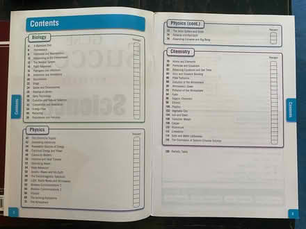 Photo of free GCSE science revision guide and workbook (Merton Park SW19) #3