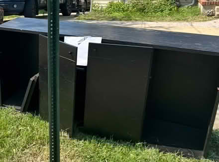 Photo of free Black wood cabinet or buffet (Washington DC) #4