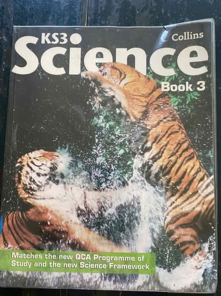 Photo of free KS3 science course book (Merton Park SW19) #1