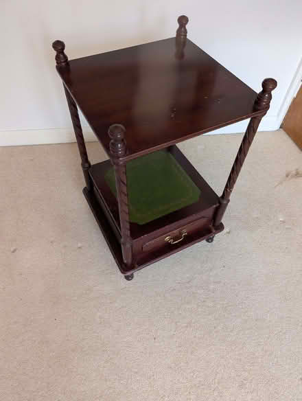 Photo of free Two tier table with drawer (Harlaxton NG32) #1