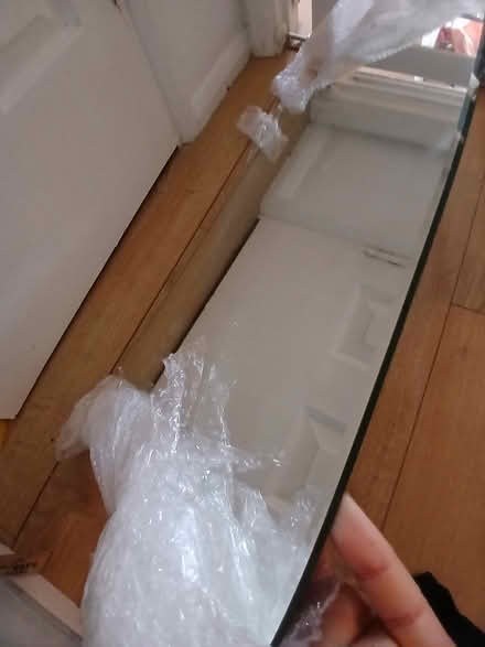 Photo of free John Lewis bevelled mirror (Haggerston E8) #2