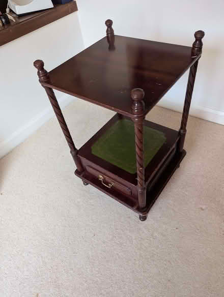 Photo of free Two tier table with drawer (Harlaxton NG32) #4
