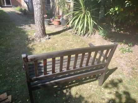 Photo of free Wooden garden bench (Norwich NR7) #2