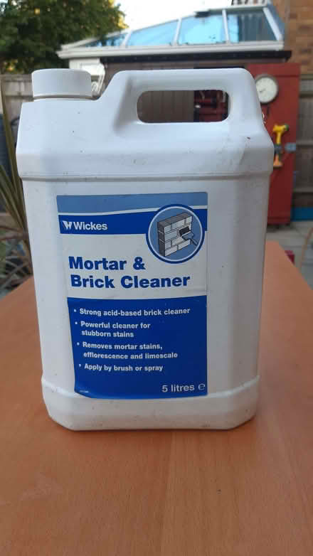 Photo of free Mortar & brick cleaner (Aylesbury Vale HP19) #1
