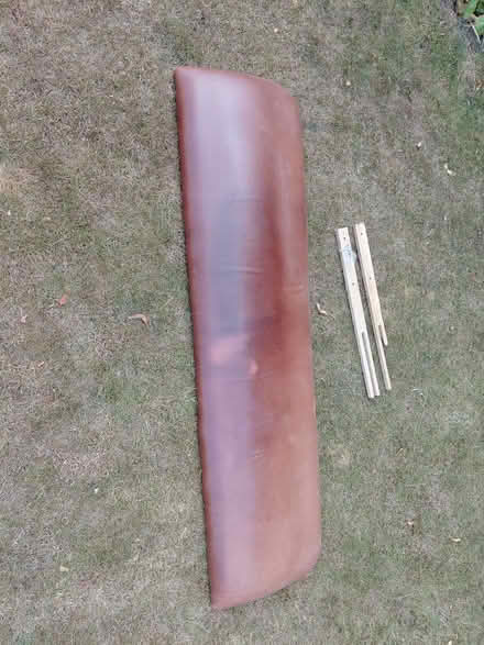 Photo of free Faux leather double bedhead (Farnham Common, SL2) #1