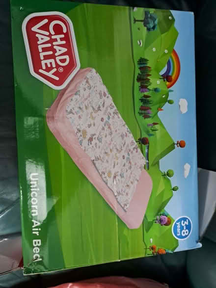 Photo of free Childs unicorn air bed (Sheringham NR26) #1