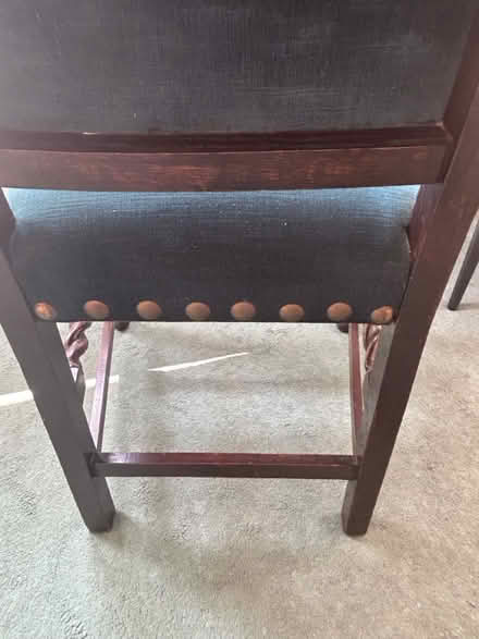 Photo of free Green Velvet Wooden Chair (CT20) #3