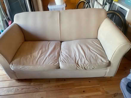 Photo of free cream sofa bed (killiney) #1