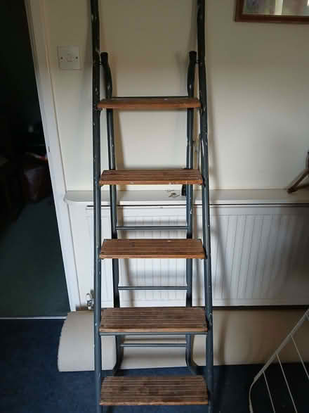 Photo of free metal and wood step ladder (Palmer Park RG1) #1